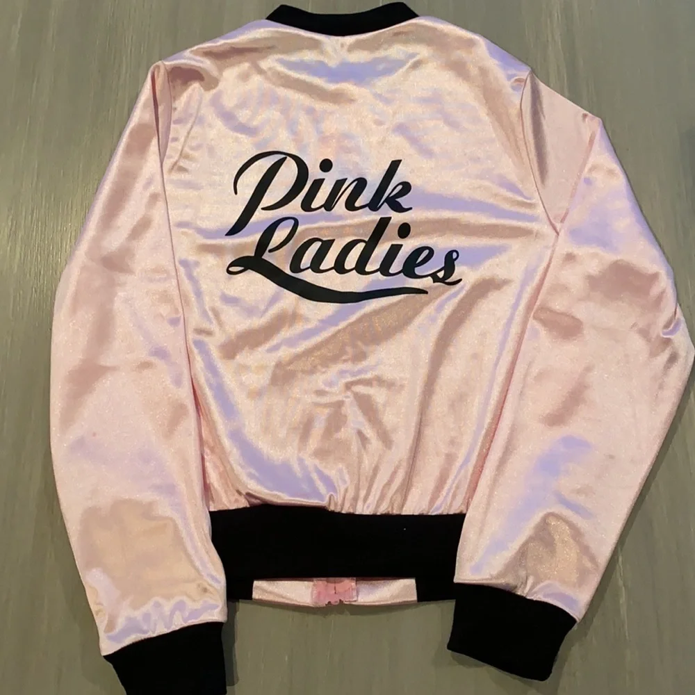Little Girls Pink Ladies Zip up Jacket